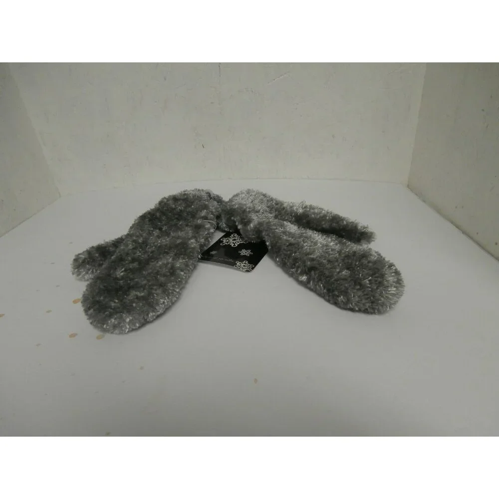 Emanuel Geraldo Women's Mittens Combo Lt. Grey One Size New!!! - Picture 1 of 2